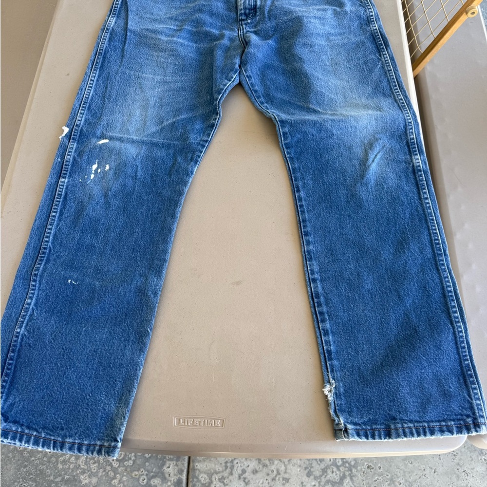 Wrangler Men's Straight Blue Jeans
